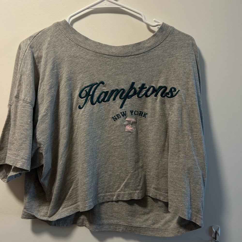 Aeropostale Seriously Soft Gray Boyfriend Tee